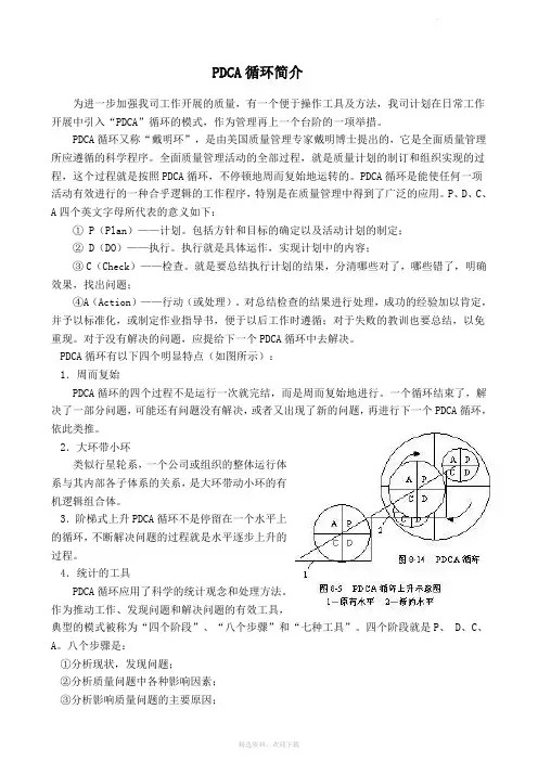 PDCA循环戴明环简介