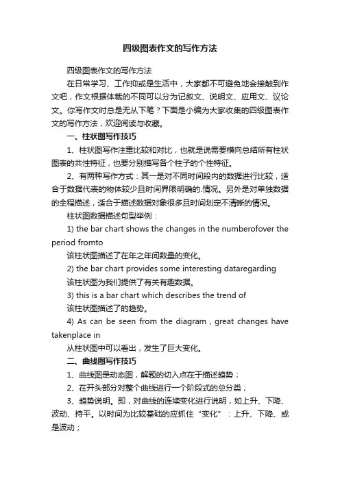四级图表作文的写作方法