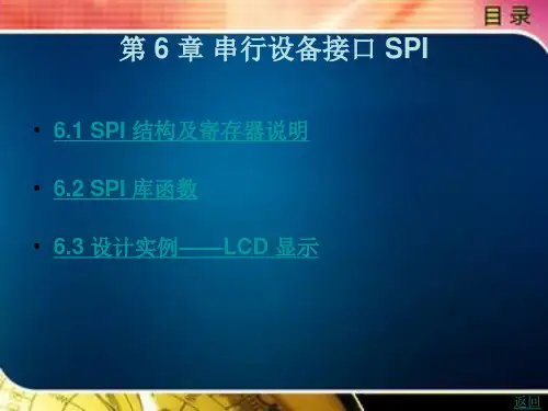 串行设备接口 SPI
