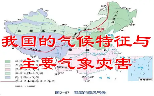新浙教版科学第二章第7节我国的气候特征与主要气象灾害课件