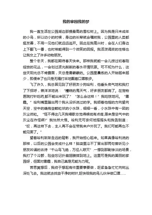 我的家园我的梦