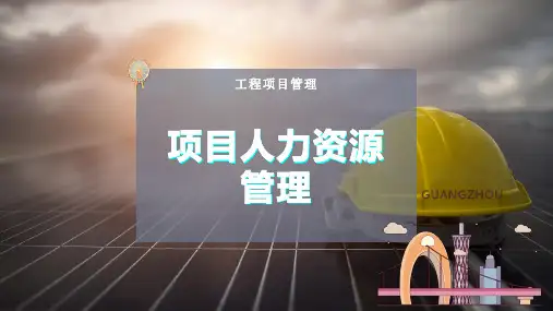项目人力资源管理