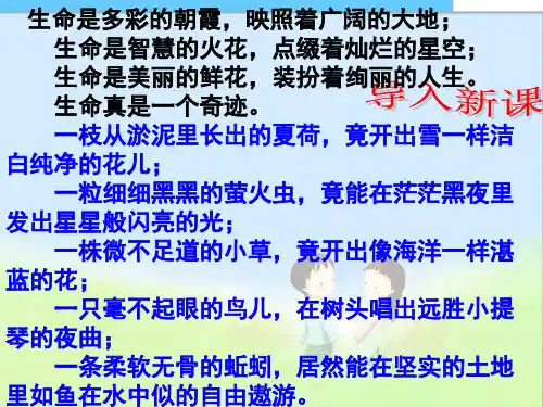 最新人教版初中七年级初一语文上册18《短文两篇》ppt课件1精品课件