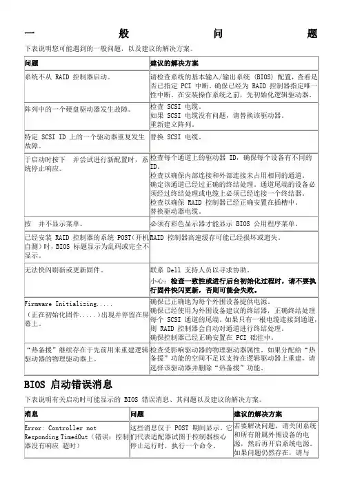 服务器磁盘阵列常见问题及解决方法