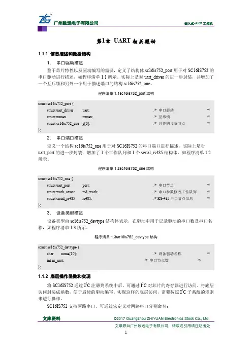 UART相关驱动