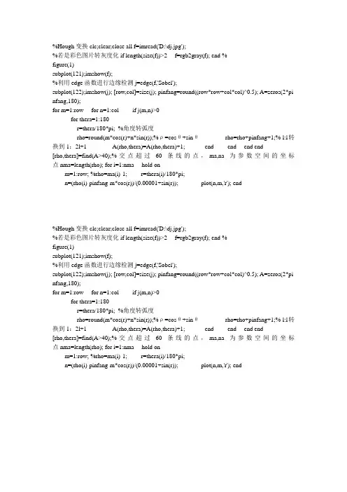 Hough变换讲解