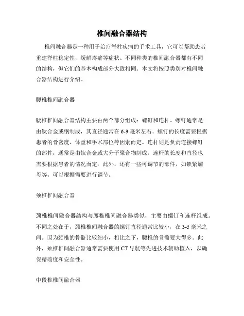 椎间融合器结构