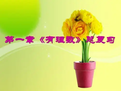 第一章__有理数复习