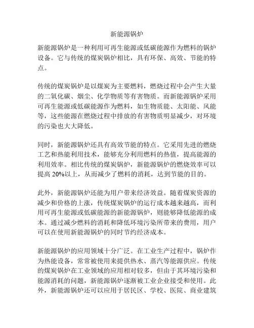 新能源锅炉