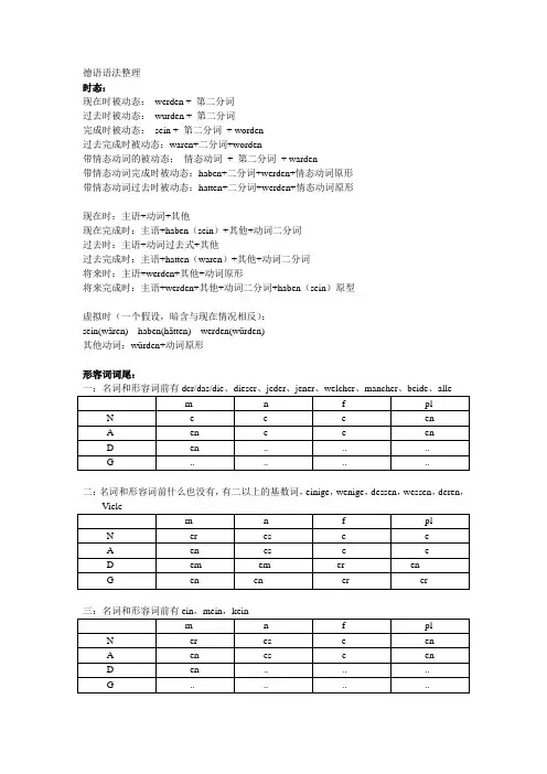 德语学习资料