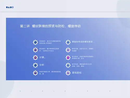 螺栓连接的强度计算