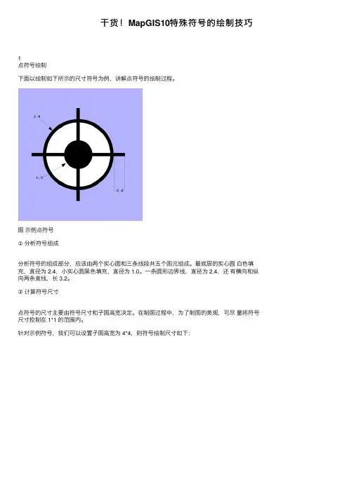 干货！MapGIS10特殊符号的绘制技巧