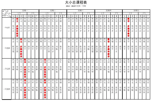12-13总课程表