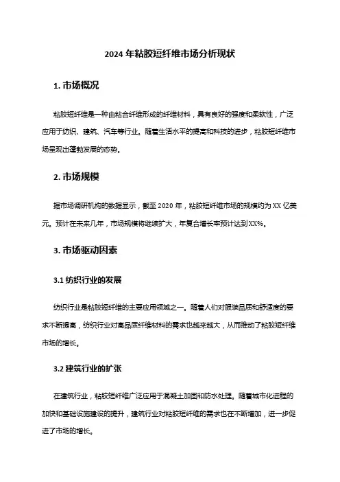 2024年粘胶短纤维市场分析现状