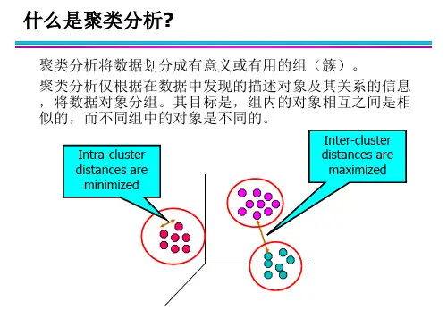 第8章聚类分析基本概念和算法