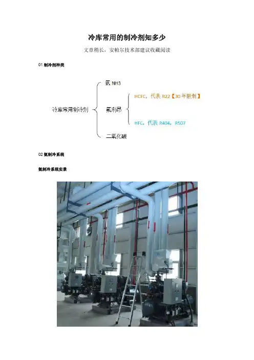 冷库常用的制冷剂知多少