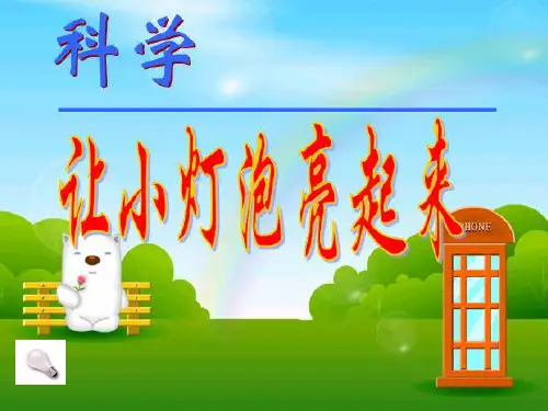 (四上)科学优秀课件- 让小灯泡亮起 粤教版 PPT(11页)