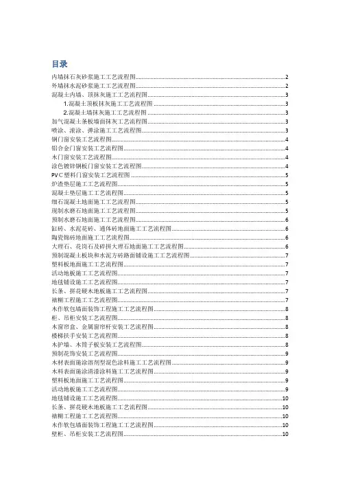 施工工艺流程图