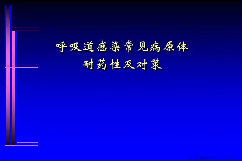 呼吸道细菌及肺炎指南