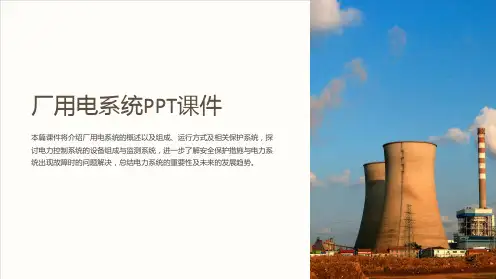 《厂用电系统》课件