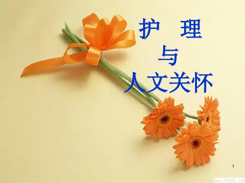 护理与人文关怀PPT课件