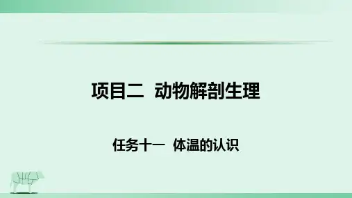 体温的认识课件(共15张PPT)《畜禽解剖生理学》同步教学(中国农业出版社)