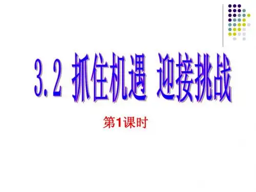 3.2抓住机遇_迎接挑战