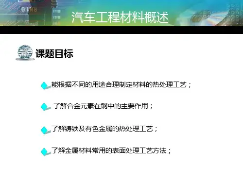 汽车工程材料概述-课件2