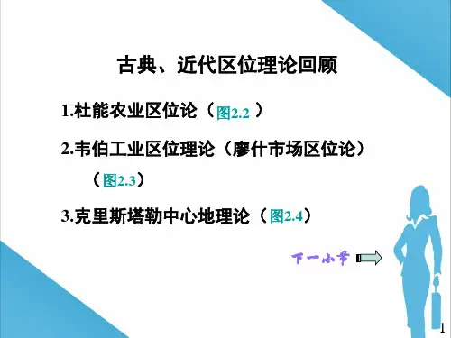 区位论(古典、近代、现代)