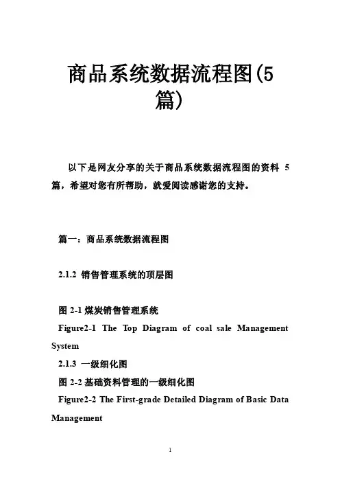 商品系统数据流程图（5篇）