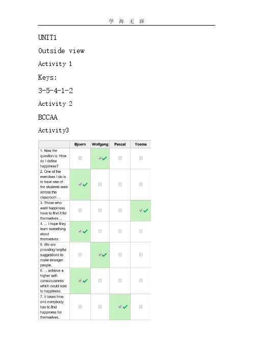 新标准大学英语视听说教程3(第二版)答案解析.pdf