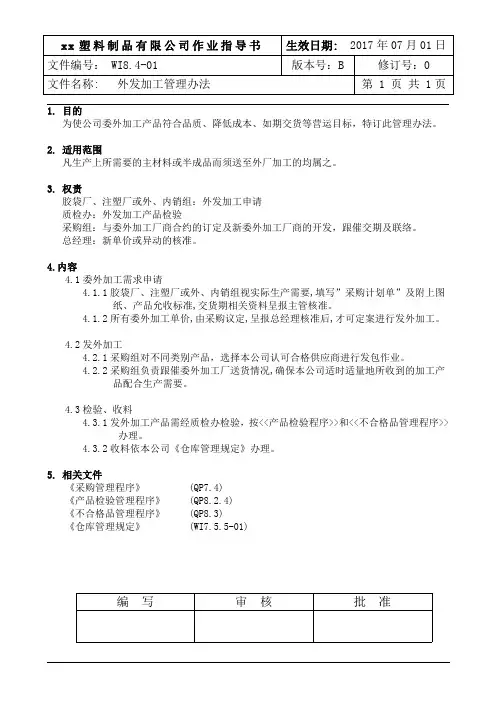 WI8.4-01外发加工管理办法