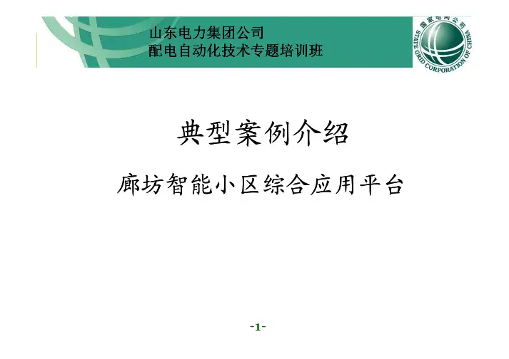 配电自动化典型案例