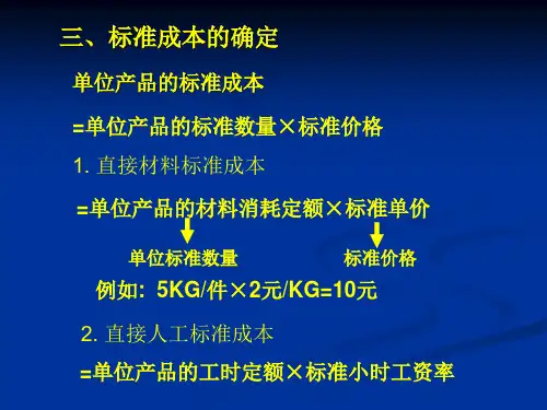标准成本