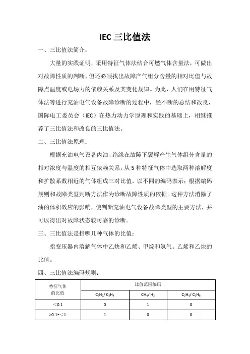 IEC三比值法