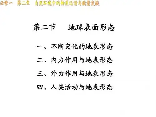 地球表面形态