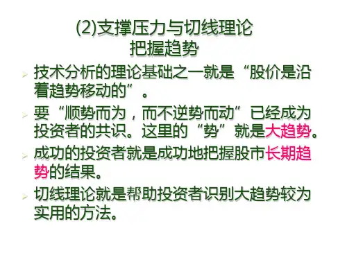 炒股：支撑压力与切线理论 共66页PPT资料