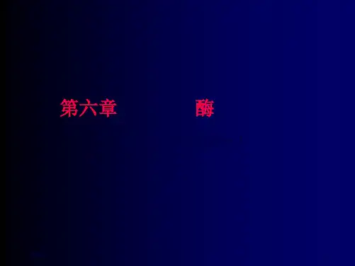 第六章酶(Enzyme)(共61张PPT)