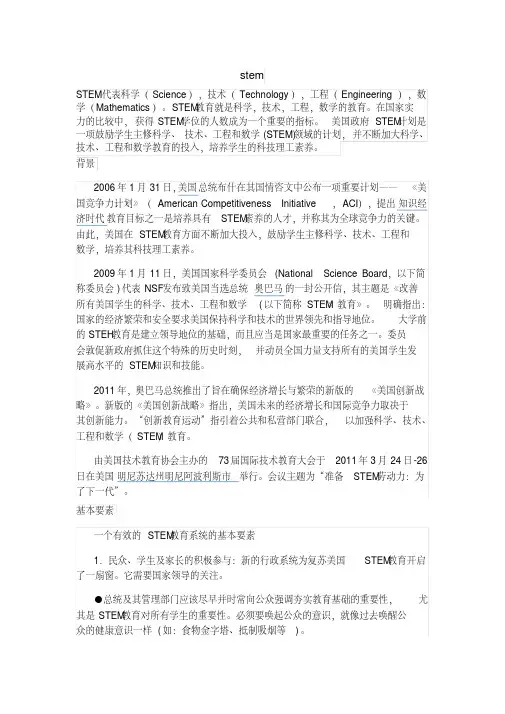 STEM简介