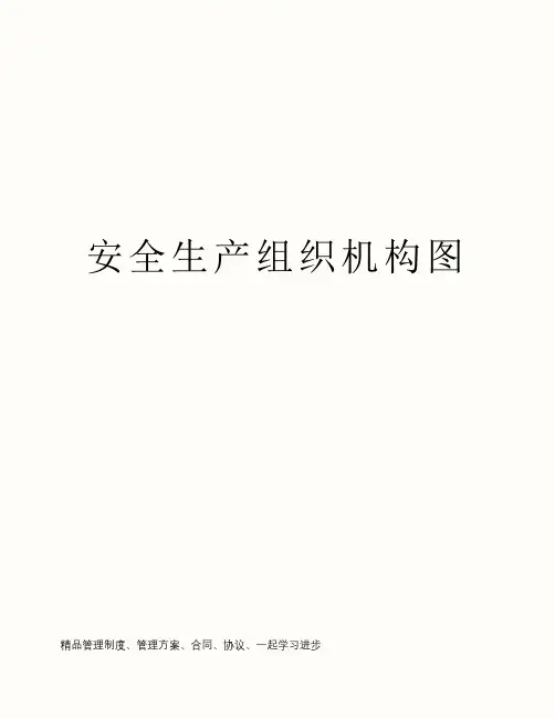 安全生产组织机构图
