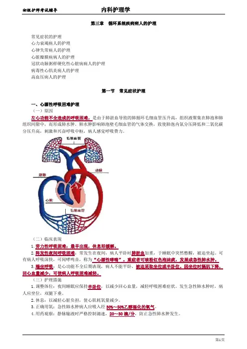 初级护师-内科护理学(2020)【全】 (2)