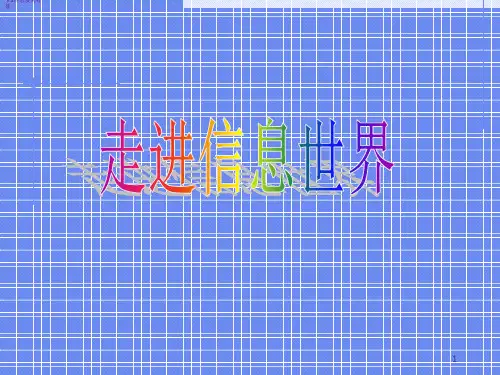 信息及其特征ppt课件