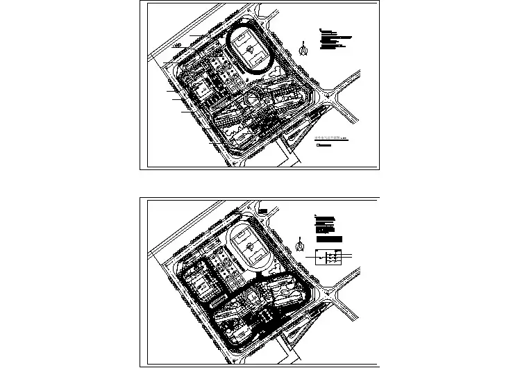 一套学校建筑规划设计总图--室外电气