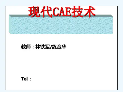 第1讲CAE总体概貌-专业性_培训课件