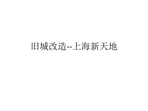旧城改造-上海新天地 -1