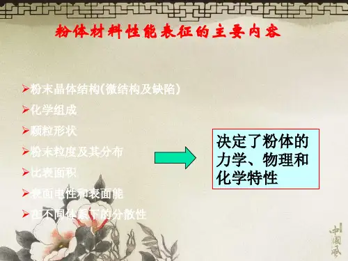 功能粉体材料制备课件
