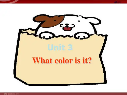 七年级英语上册课件：Starter Unit3 What color is it