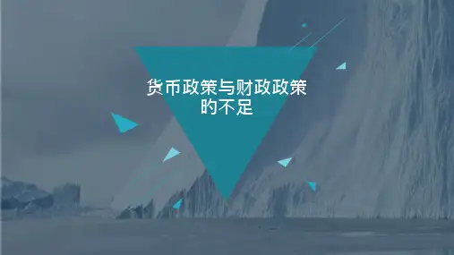 货币政策和财政政策的局限性