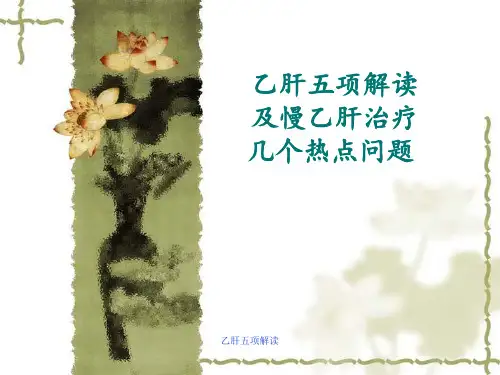 乙肝五项解读 ppt课件