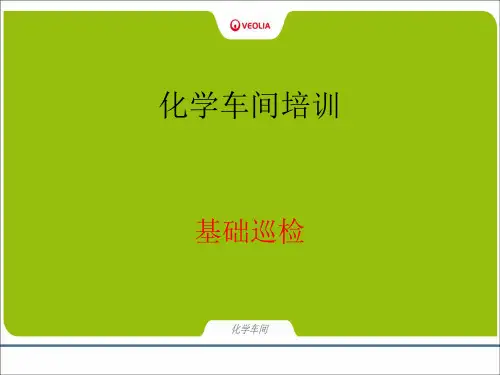 电厂化学基础巡检资料